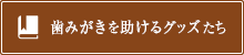 歯みがきを助けるグッズたち